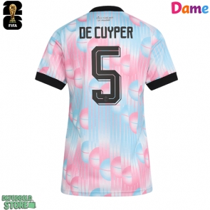 Belgien Maxim De Cuyper #5 Replika Udebanetrøje Dame VM 2026 Kortærmet